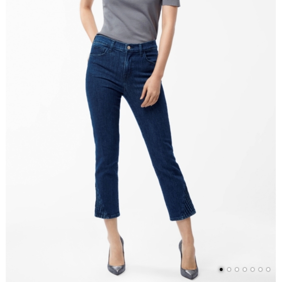 Jbrand Ruby High-Rise Cropped Cigarette Match Jean - Picture 1 of 8